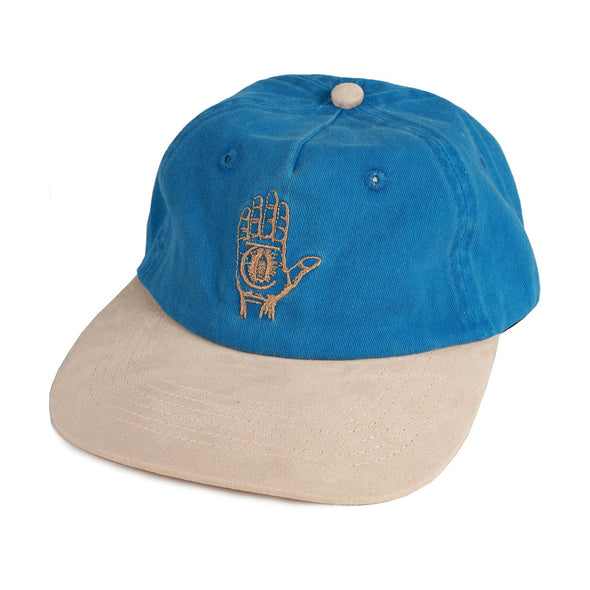 Hand of Theories Strapback Denim Hat- Blue/Brown