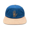 Hand of Theories Strapback Denim Hat- Blue/Brown