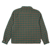 Theories Lantern Quilted Flannel Jacket- Green