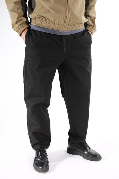 Stamp Lounge Pants- Black/Grey Contrast Stitch