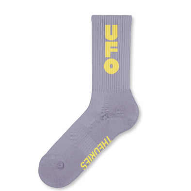 Theories UFO Sock- Lavender/Yellow