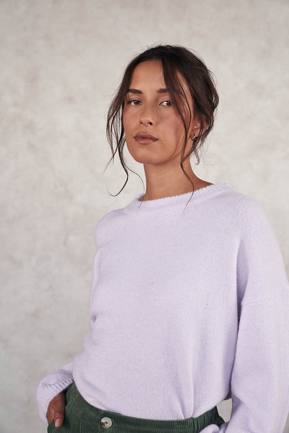 Weekend Sweater- Lavender