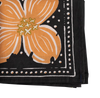 No. 046 Amy Bandana- Black/Peach/Green