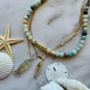 Asier Aventurine GF Fish Necklace