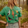 Backyard Birds Tee- Green