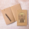 Desert Bloom Kraft Classic Layflat Notebook