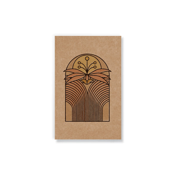 Desert Bloom Kraft Classic Layflat Notebook