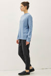 Coziest Sweater- Steel Blue