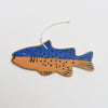 Fish Ornament- Blue/Orange