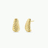 Bold Swirl Earringsa- Gold