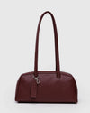 Baggu Recycled Leather Bowler Bag- Mahogany