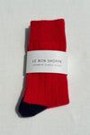 Le Bon Shoppe Classic Cashmere Socks- Poppy