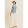 Washed Chambray Shirt- Light Denim