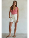 Double Layered Seamless Top- Cherry