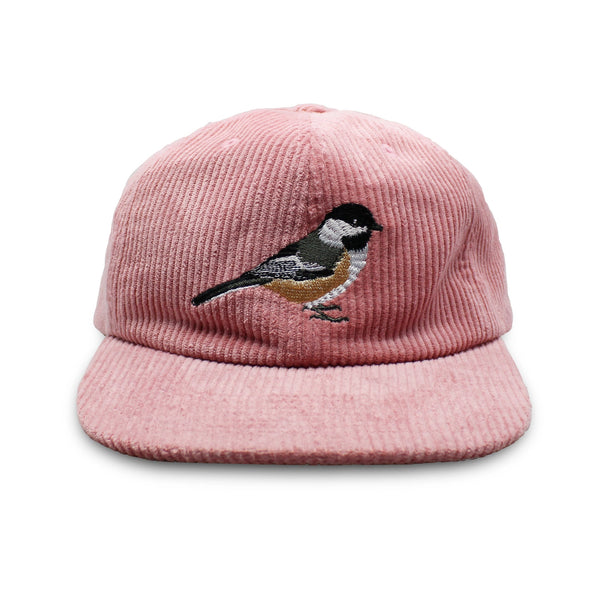 Chickadee Cord Hat- Rose