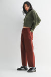 Utility Seam Barrel Pants- Cinnamon