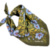 No. 143 Clara Bandana- Green/Blue/Yellow