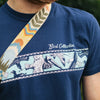 Coastal Stripe Tee- Navy