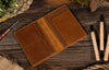 Leather Passport Cover- Brown