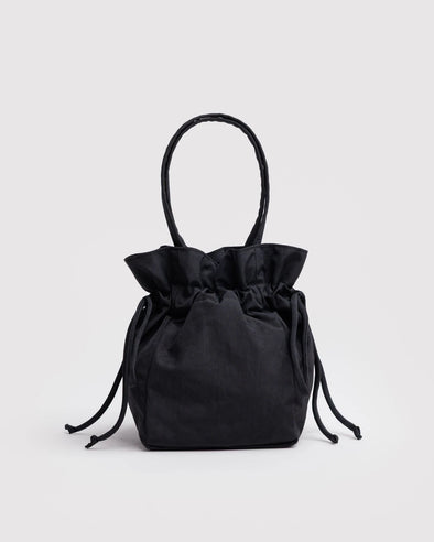 Baggu Nylon Drawstring Bag- Black