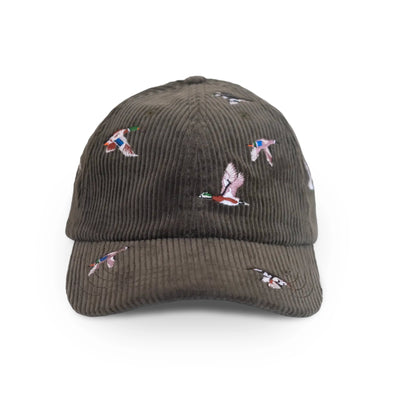 Ducks Cord Hat- Olive