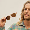 Blue Planet Sunglasses- Dunes- Soft Mocha/Brown Lens