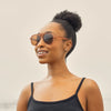Blue Planet Sunglasses- Dunes- Soft Mocha/Brown Lens