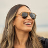 Blue Planet Sunglasses- Dunes- Honey Tortoise/Smoke Lens