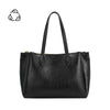 Georgina Recycled Vegan Shoulder Bag- Black