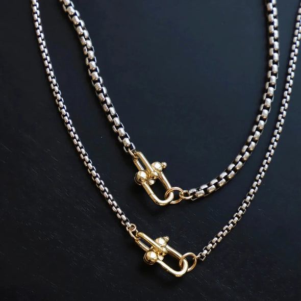 Nova Chain Necklace- Silver/Gold