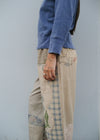 Embroidered Peace Pants- OOAK