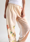 Embroidered Peace Pants- OOAK