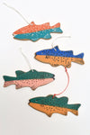 Fish Ornament- Blue/Orange