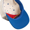 Not Catching Hat- Ivory/Blue
