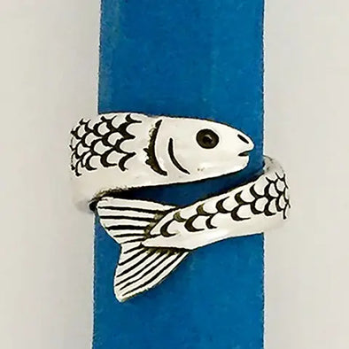 Pewter Fish - Adjustable Ring
