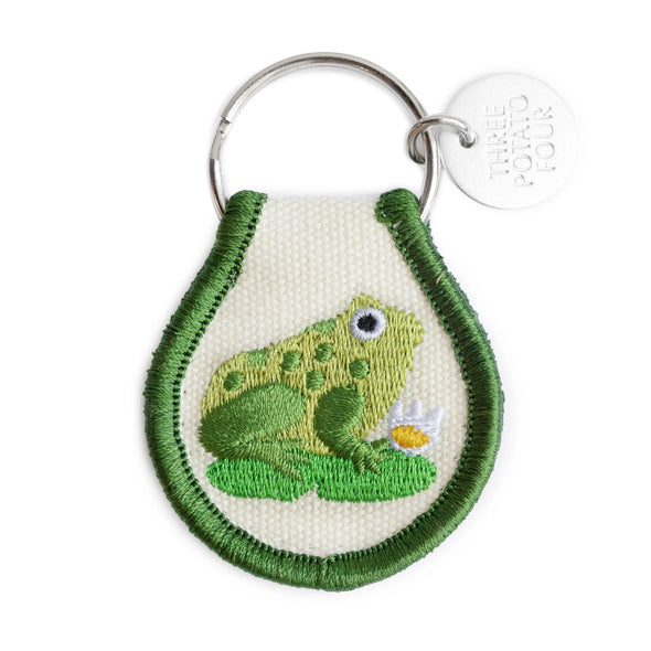 Patch Embroidered Key Chain- Frog