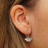 Sterling SIlver Ginkgo Leaf Earrings