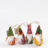 Felted Wool Gnome Ornaments