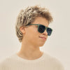 Blue Planet Sunglasses- Glacier- Soft Green/Smoke Lens