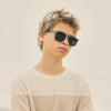 Blue Planet Sunglasses- Glacier- Soft Green/Smoke Lens