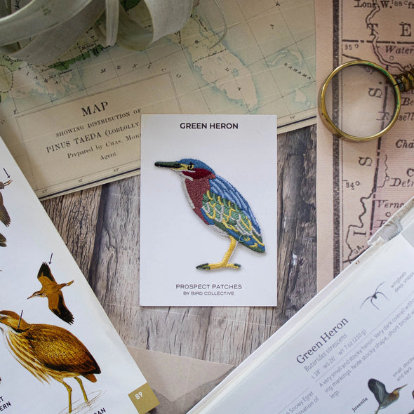 Bird Collective Patch- Green Heron