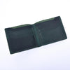 Bi-Fold Slim Leather Wallet- Green