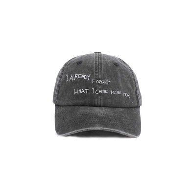 Jungles Jungles Already Forgot 6 Panel Cap- Gray