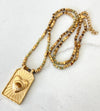 Lucky Heart Tag Necklace