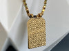 Lucky Heart Tag Necklace