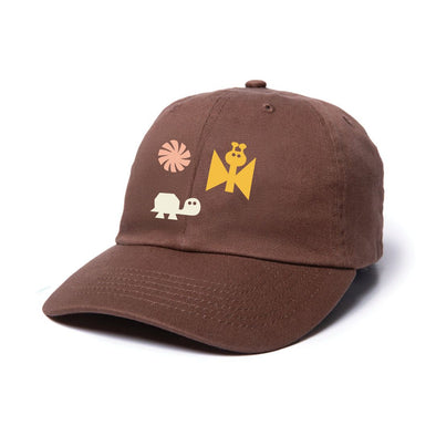 Higton Shapes Dad Hat- Brown