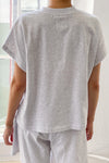 Le Bon Shoppe Jeanne Tee- Icy Gray