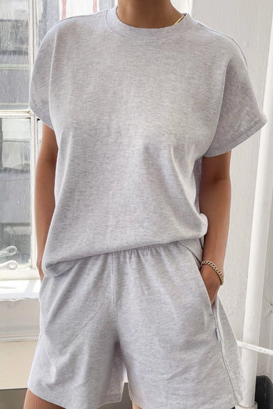 Le Bon Shoppe Jeanne Tee- Icy Gray