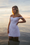 CLEARANCE! Sanibel Mini Dress- White