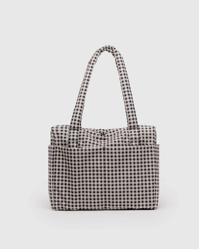 Baggu Small Cloud Carry-On | Black & White Gingham